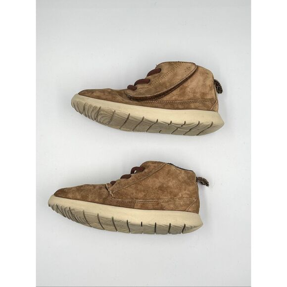 UGG Canoe Chestnut Slip On Velcro Closure Suede Chukka Boot Size Little Boy 12 - Picture 5 of 9